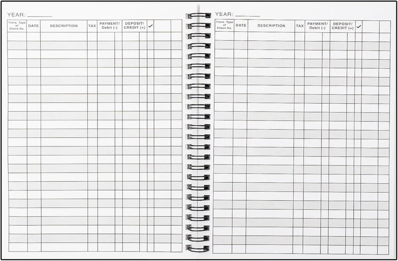 Eryqas 2 Pack Expense Tracker Ledger Book- Finance Book for Home Budget Tracking, Business Bookkeeping -Home Budget notebook, Finance Planner- Expense Ledger for Small Business Bookkeeping (100 Pages 2 Pack) - Image 3